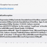 [A]Microsoft.Expression.Utility.Controls.ClearableSearchTextBox cannot be cast to [B]Microsoft.Expression.Utility.Controls.ClearableSearchTextBox