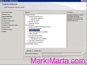 Drawing 4. Add features to SQL server