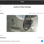 Skype upsidedown